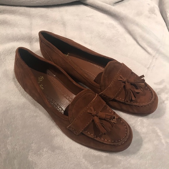 brooks brothers suede loafers